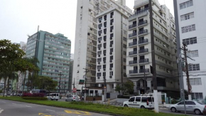Santos Apartamento Frente Mar - Ar Condicionado na Suíte - Garagem Privativa -Internet - TV a Cabo